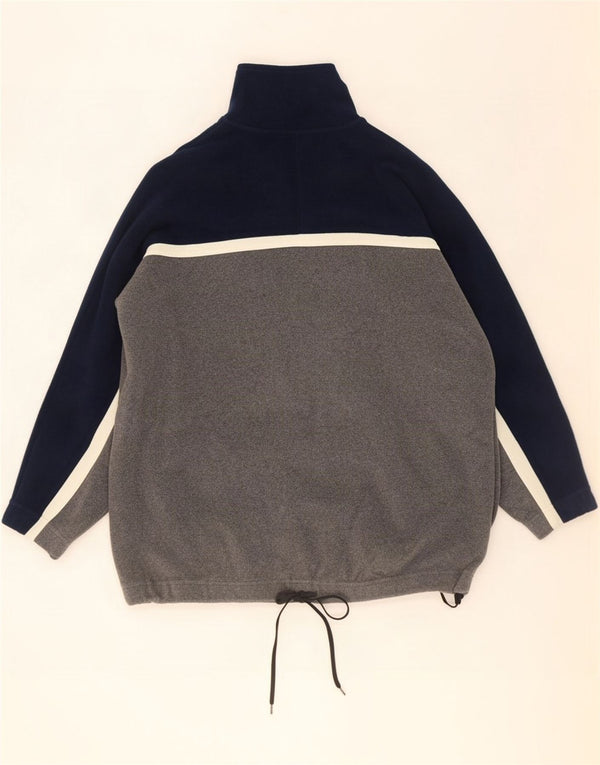 Campagnolo Fleece Jumper med lynlås til mænd Medium Grå Colourblock Polyester