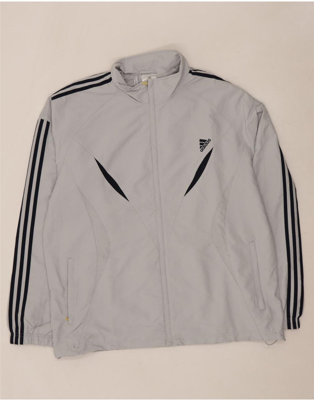 ADIDAS Herre Clima 365 Regnjakke UK 42 XL Grå Colourblock Polyester