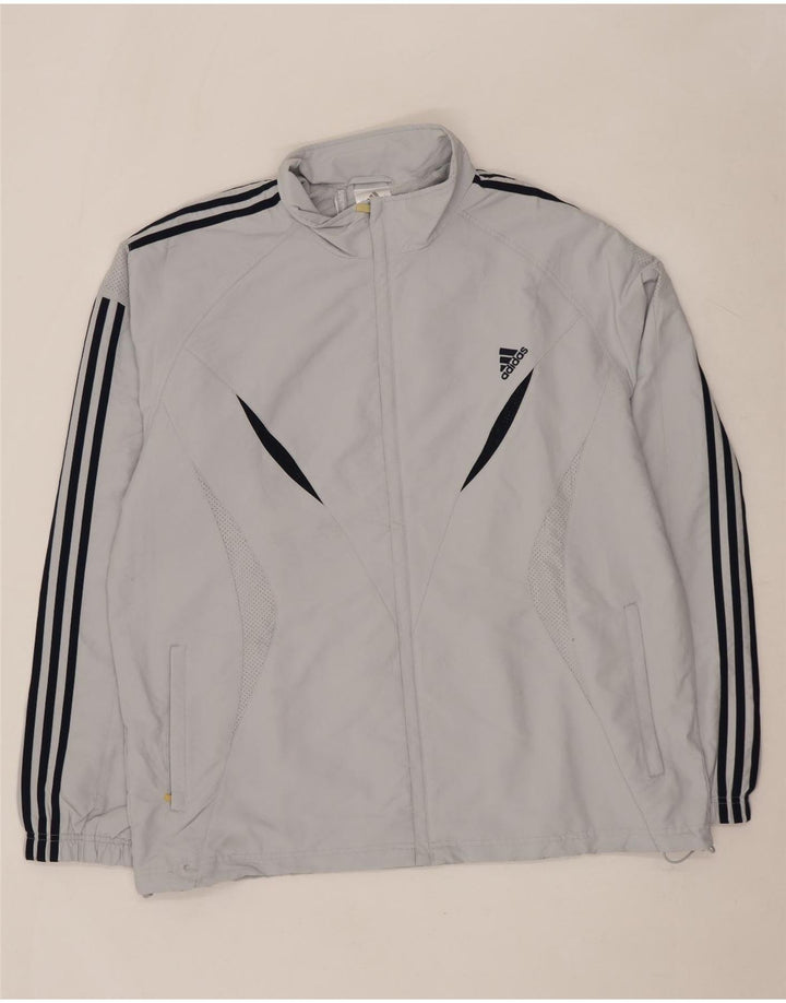 ADIDAS Herre Clima 365 Regnjakke UK 42 XL Grå Colourblock Polyester