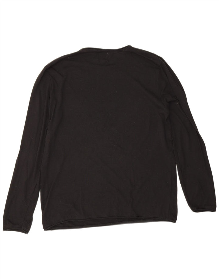 Zara Herre Top Langærmet XL Sort
