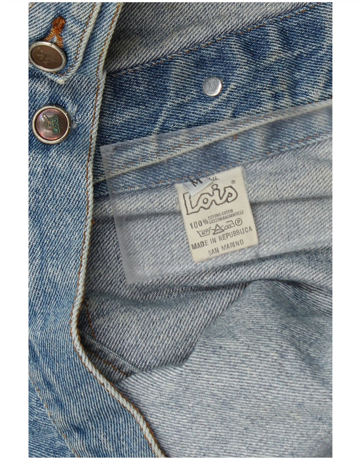 Lois Herre Denim Gilet UK 38 Medium Blue Cotton