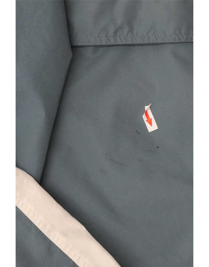 Puma Herre Loose Fit Anorak Jacket UK 38 Medium Blue Colourblock