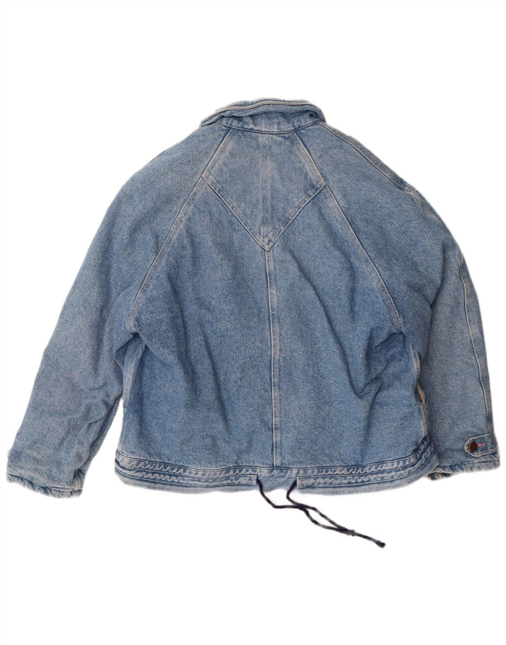 UNIFORM Mens Loose Fit Denim Jacket UK 38 Medium Blue Cotton
