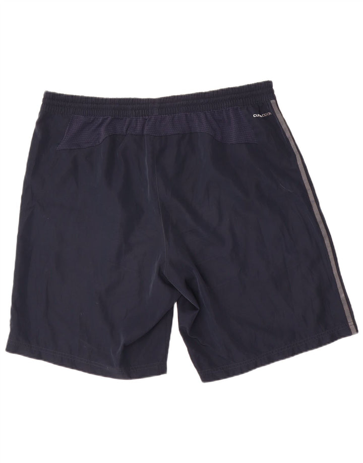 Adidas Herre Climacool Sport Shorts XL Navy Blue Polyester