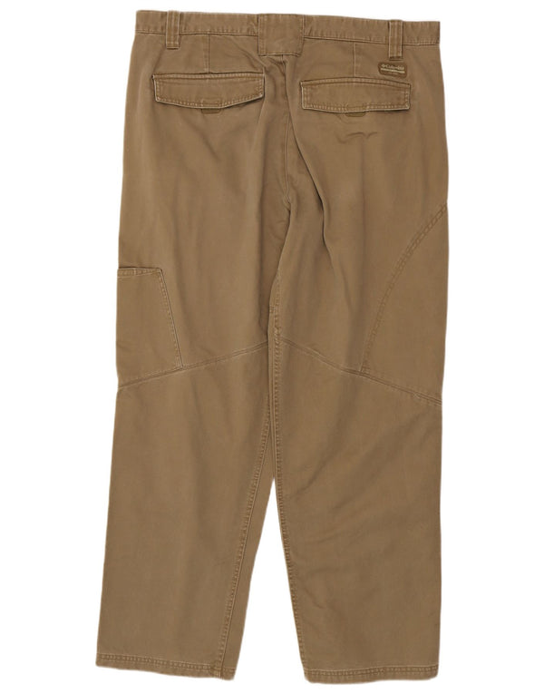 Columbia Herre Loose Fit Cargo Bukser W38 L32 Beige Bomuld