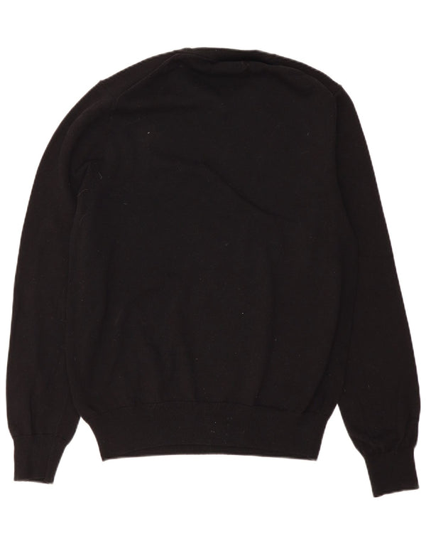 Marks & Spencer Herre sweater med rund hals, medium sort bomuld