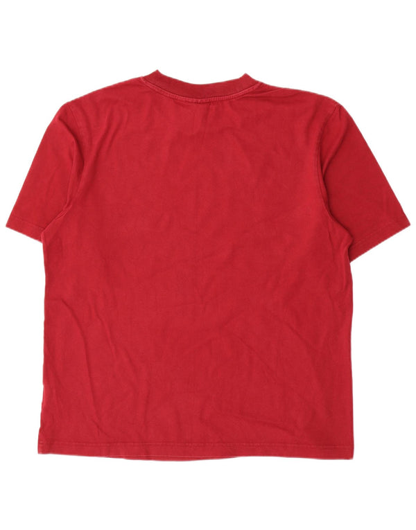 Adidas Herre grafisk T-shirt top lille rød bomuld