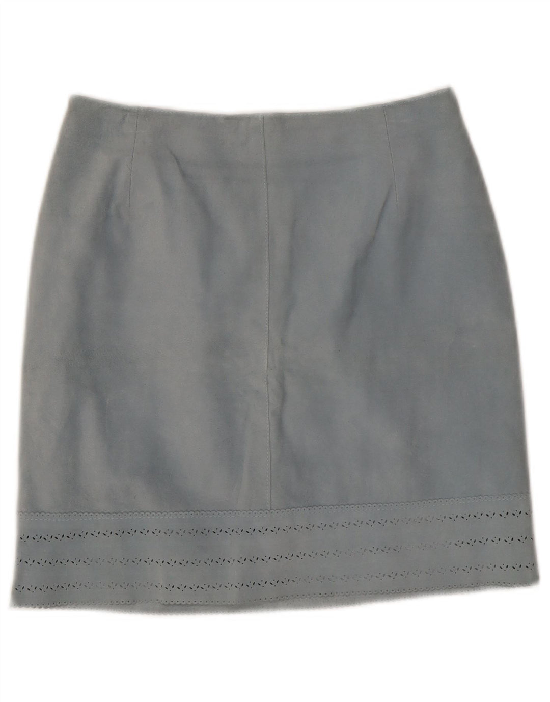 Vintage lædernederdel til kvinder IT 42 Medium W27 blåt læder
