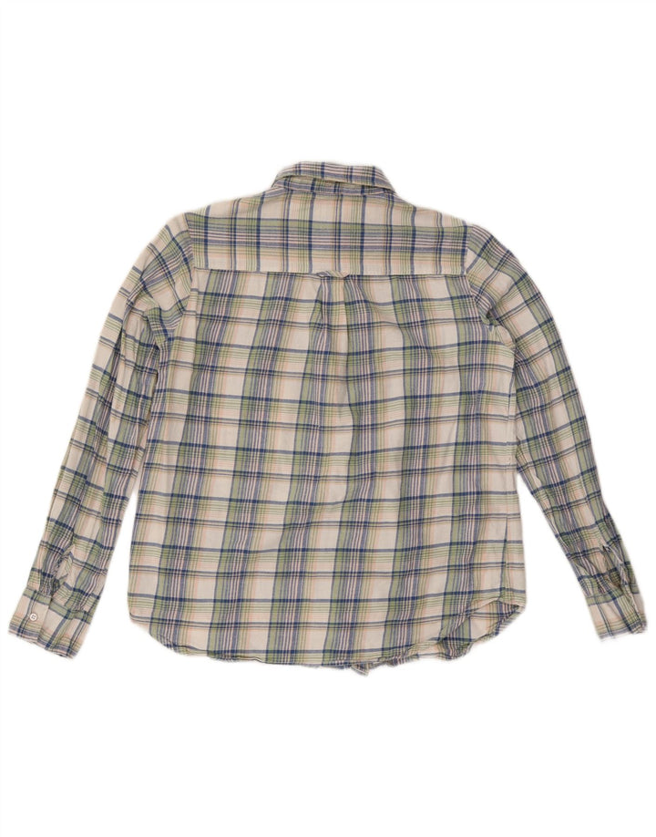 Fat Face Dame Classic Fit Flanell Shirt UK 12 Medium Multicolored Check