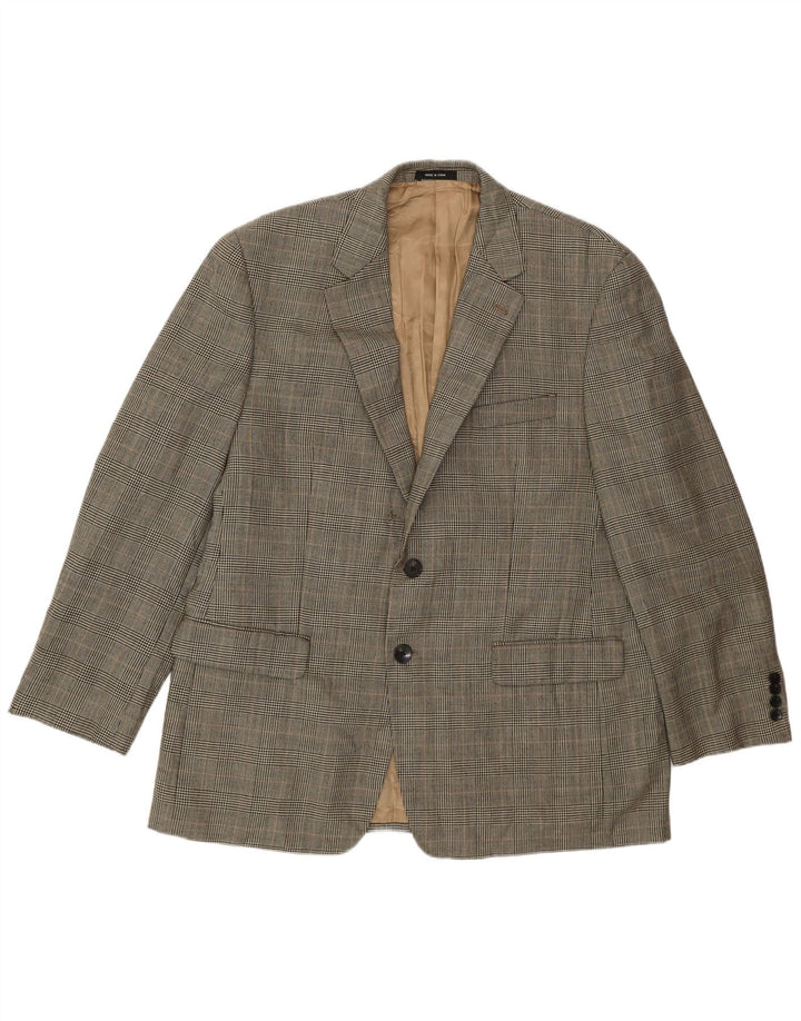 Polo Ralph Lauren Herre 2-knaps blazerjakke UK 44 2XL Beige Houndstooth