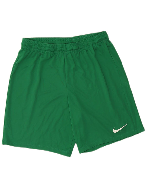 NIKE Sportshorts til mænd XL Grøn polyester