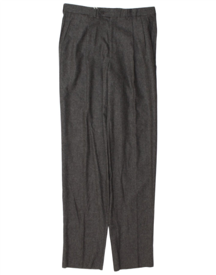 Basile Herre Pegged Suit Bukser IT 48 Medium W32 L37 Grå Uld