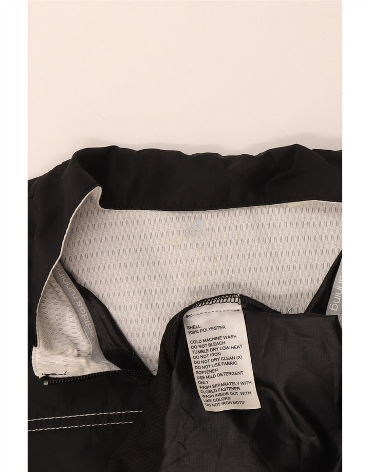 ADIDAS Træningsdragt til mænd, topjakke, stor sort polyester