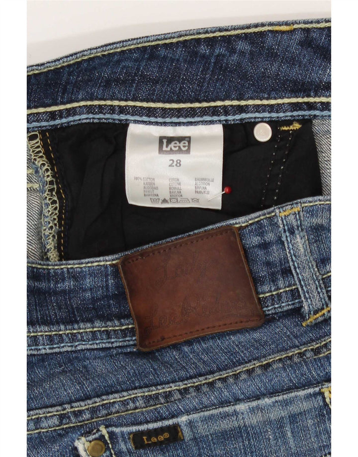 Lee Dame Slim Jeans W28 L29 Blå Bomuld