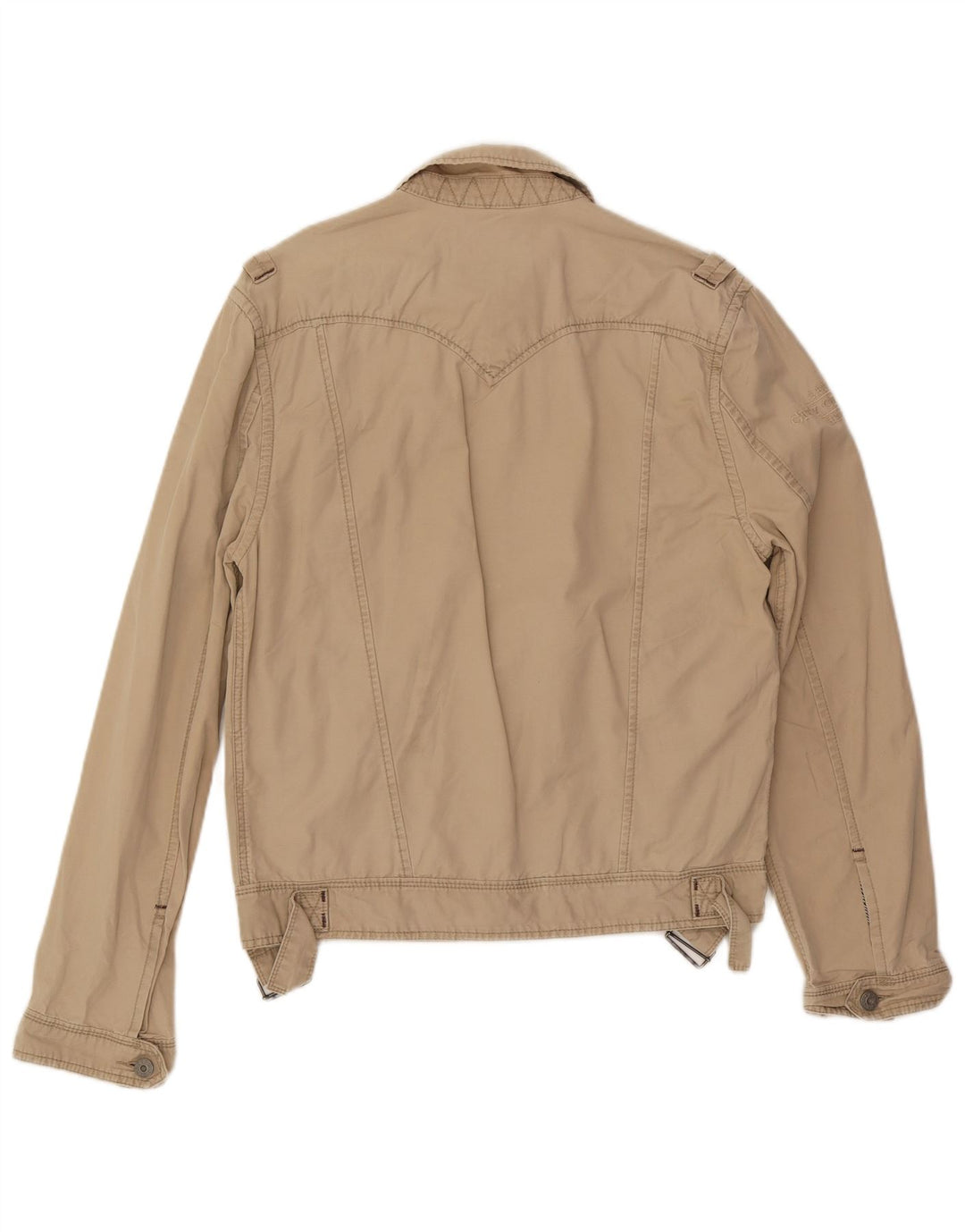 Levi's Herre Military Jacket UK 40 Stor Beige Bomuld