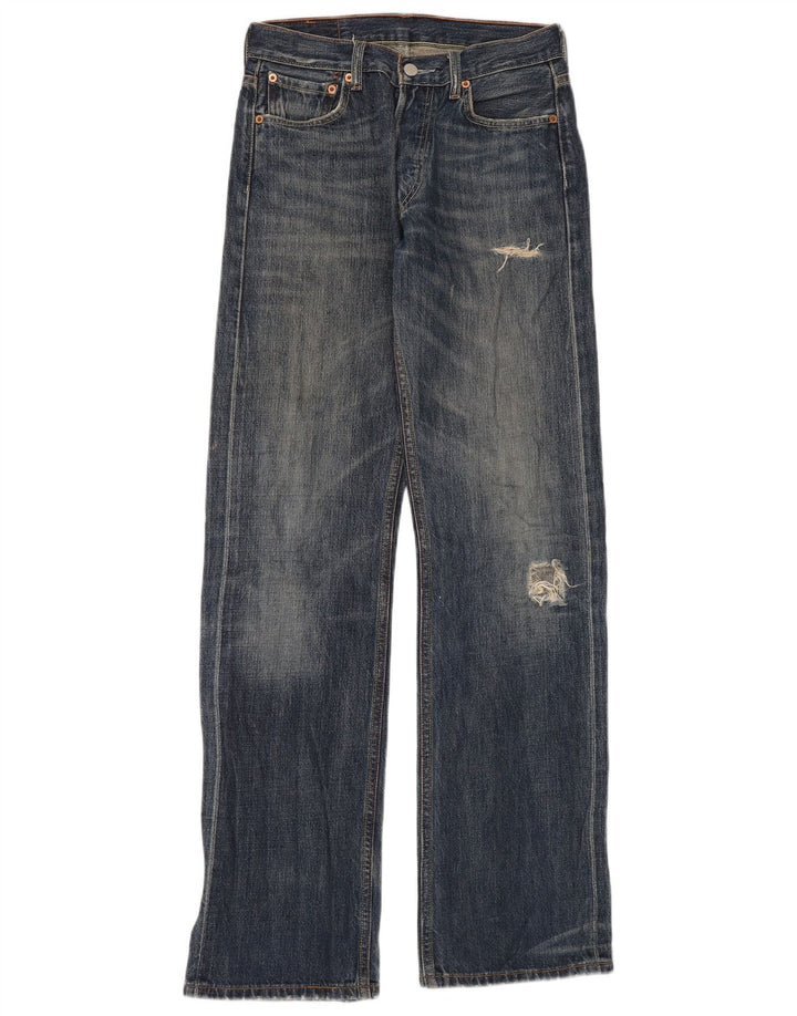 Levi's herre nødlidende jeans med brede ben W29 L34 blå bomuld