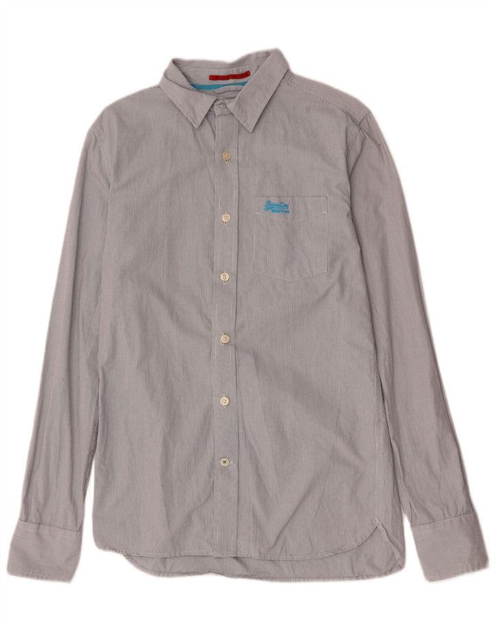Superdry Herreskjorte Medium Grey Gingham Cotton