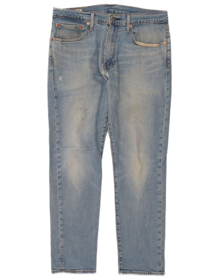 Levi's Herre 512 Slim Tapered Jeans W32 L30 Blå Bomuld