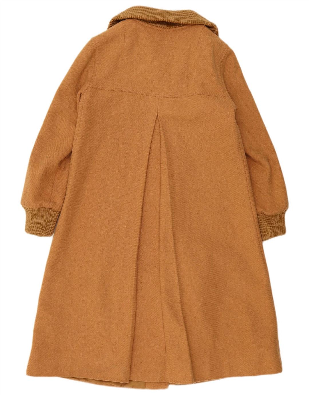 Vintage overfrakke til kvinder UK 14 Medium Beige Uld