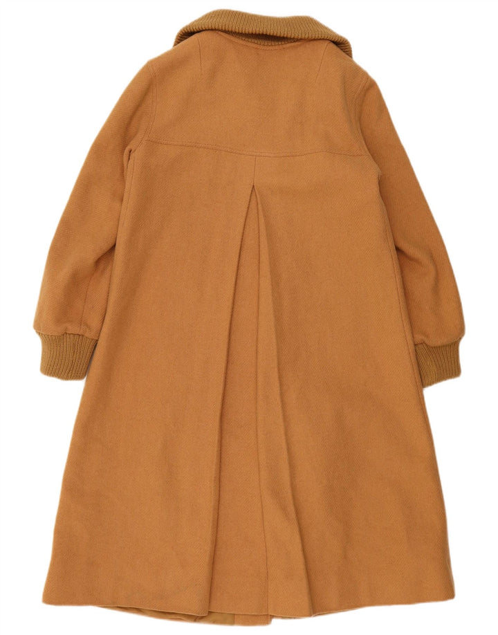 Vintage overfrakke til kvinder UK 14 Medium Beige Uld