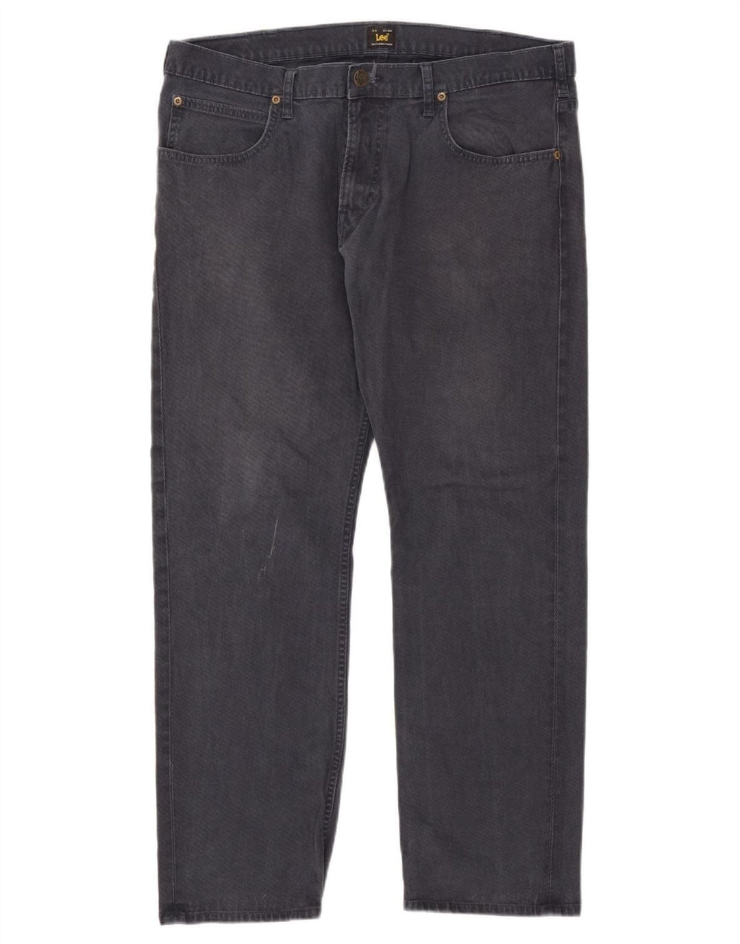 Lee Herre Blake Straight Jeans W36 L30 Blå Bomuld