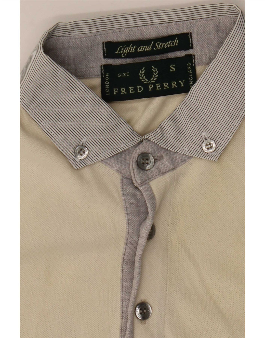 Fred Perry Herre poloshirt Lille Beige Colourblock