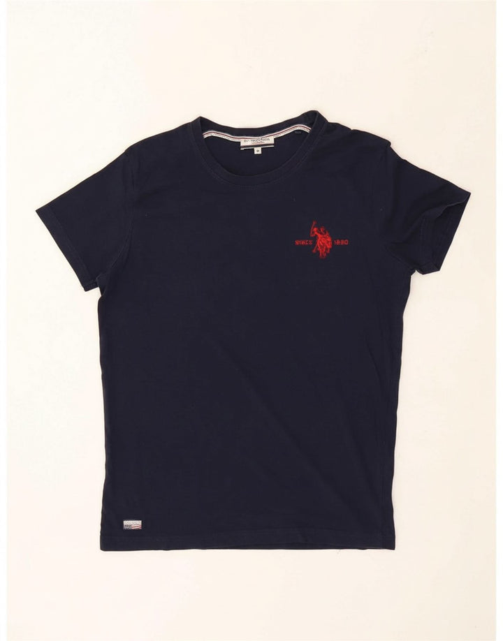 U.S. POLO ASSN. Mens T-Shirt Top Medium Navy Blue Cotton