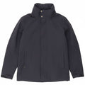 Slam Herre Hooded Windbreaker Jacket UK 36 Small Navy Blue Nylon