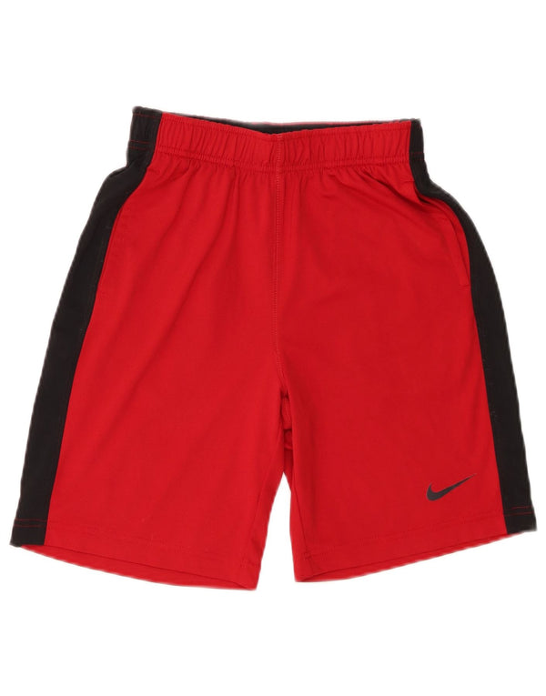 Nike Boys Sports Shorts 10-11 år Medium Rød Colourblock Sports