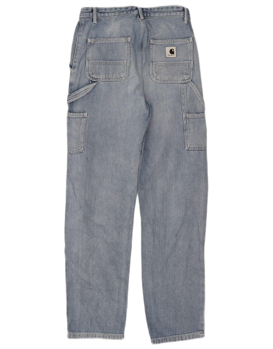 Carhartt Dame Cargo Tapered Jeans W26 L29 Blå