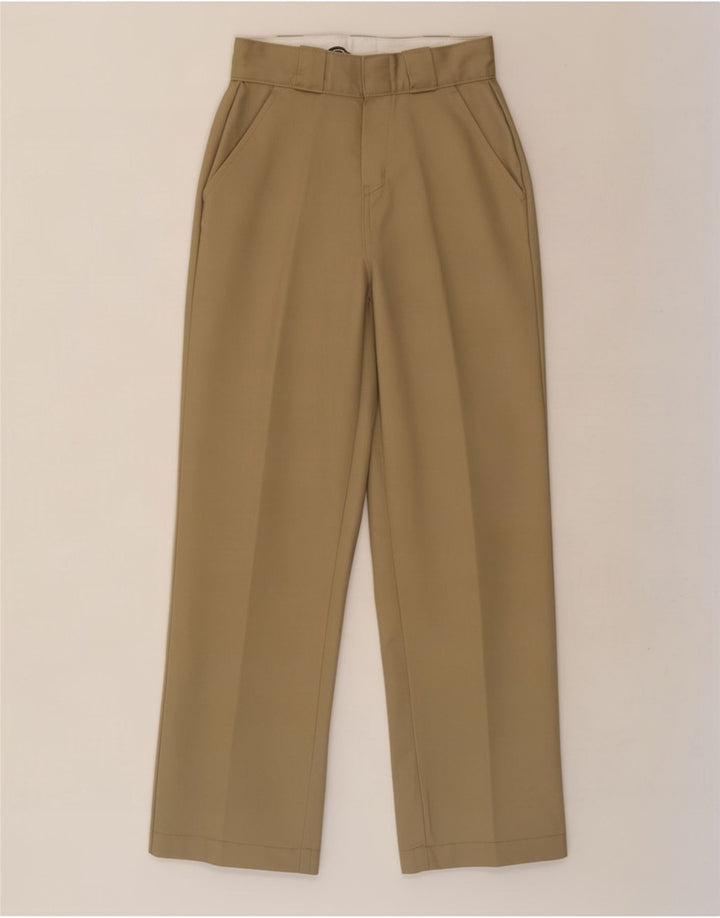 Dickies Lige Chinobukser til kvinder W24 L26 Beige Polyester