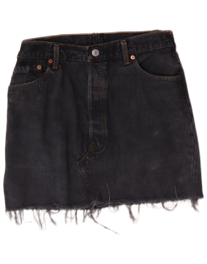LEVI'S Dame Denim Nederdel W28 Medium Grey