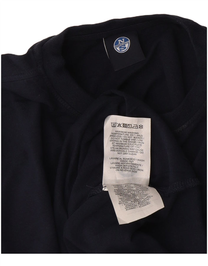 North Sails Herre T-Shirt Top XS Marineblå Bomuld