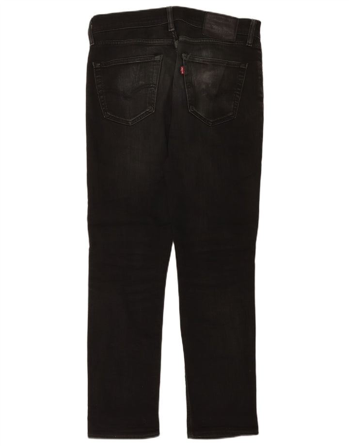 Levi's Slim Jeans til mænd W31 L29 sort bomuld
