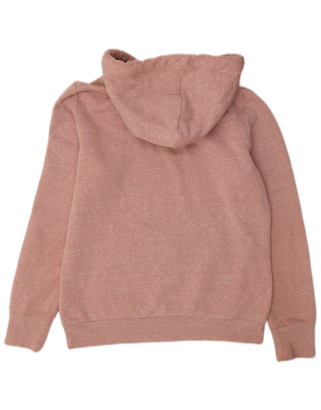 Superdry Dame Hættetrøje UK 12 Medium Pink Flecked Polyester