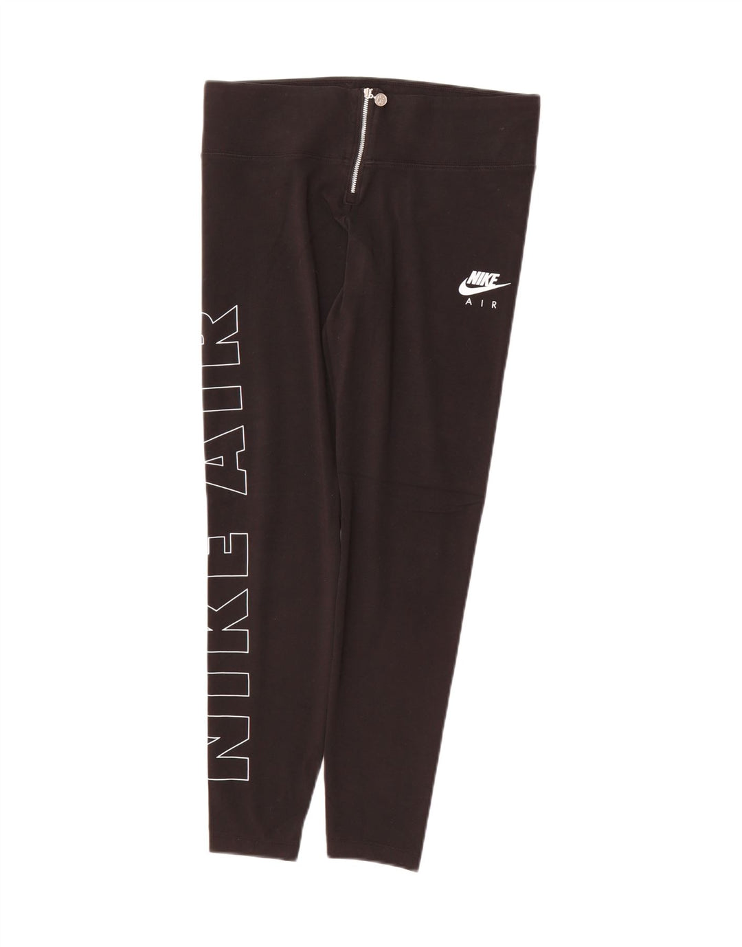NIKE Womens Graphic Leggings UK 14 Large Black Cotton Vintage Nike and Second-Hand Nike from Messina Hembry 