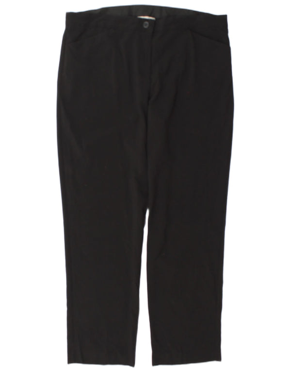 Marks & Spencer Lige fritidsbukser til kvinder UK 14 Large W36 L30 Sort