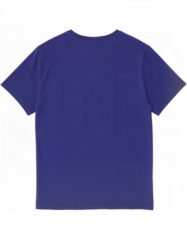 Reebok Mens Graphic T-Shirt Top Medium Blue Cotton