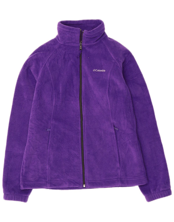 Columbia Dame Fleecejakke UK 14 Medium Lilla Polyester