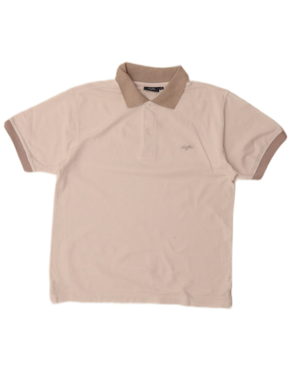 Lotto Herre Polo Shirt Medium White Colourblock