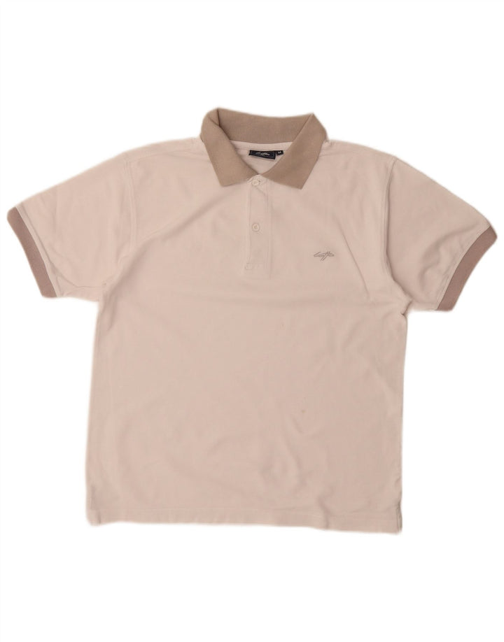 Lotto Herre Polo Shirt Medium White Colourblock