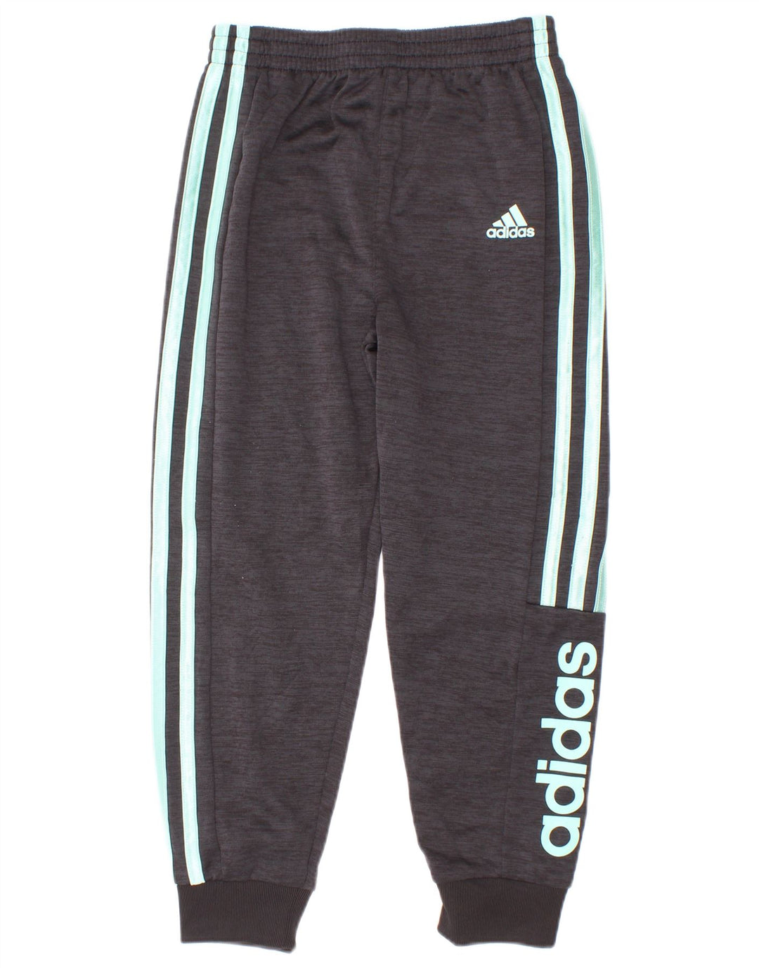 Adidas Boys Grafisk træningsdragt Bukser Joggers 5-6 år Grå polyester