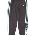 Adidas Boys Grafisk træningsdragt Bukser Joggers 5-6 år Grå polyester