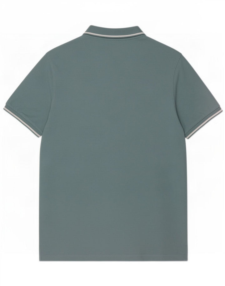 Penguin herre poloshirt 2XL blå bomuld