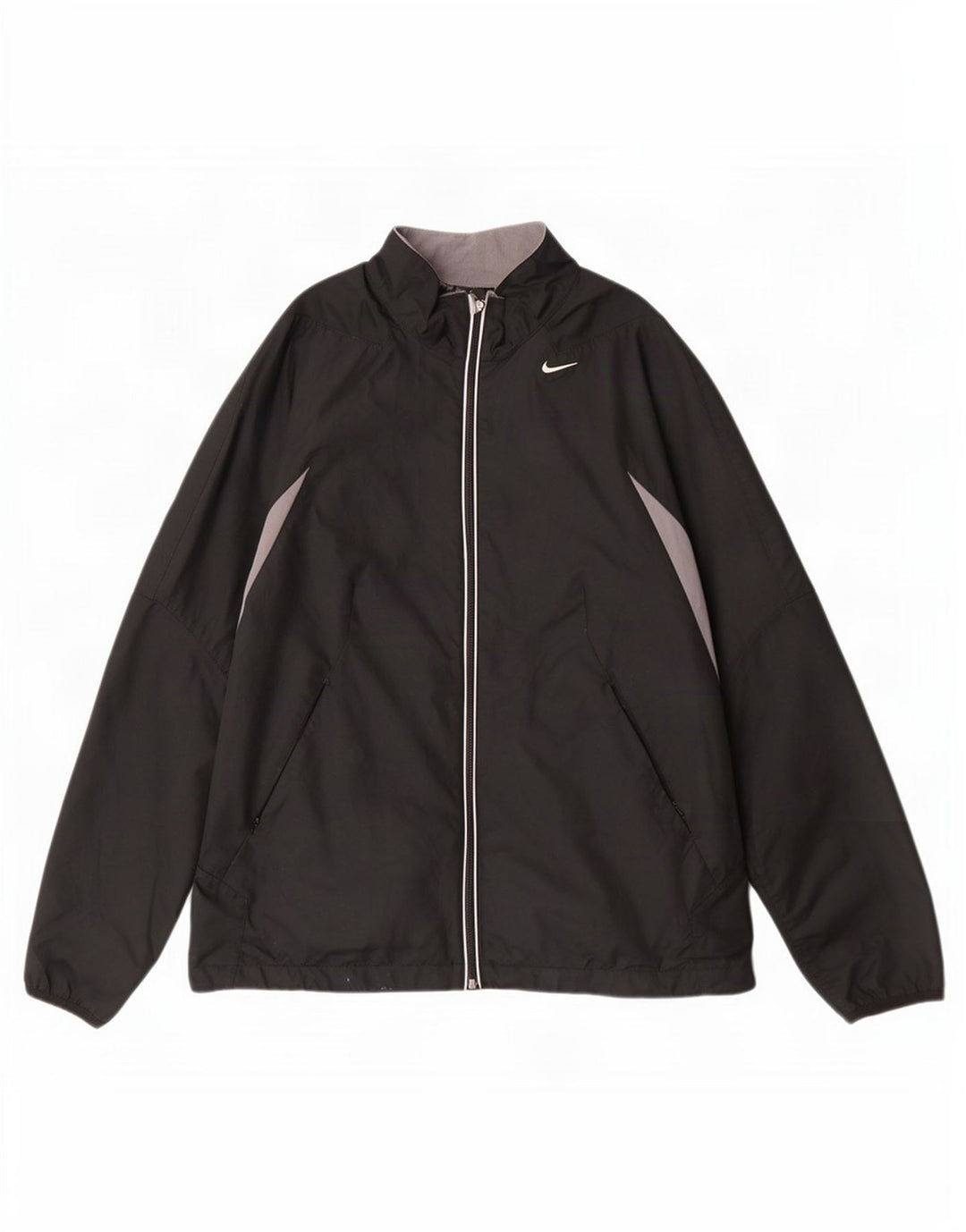 Nike træningsdragt topjakke til kvinder US 12/14 Large Black Colourblock Polyester