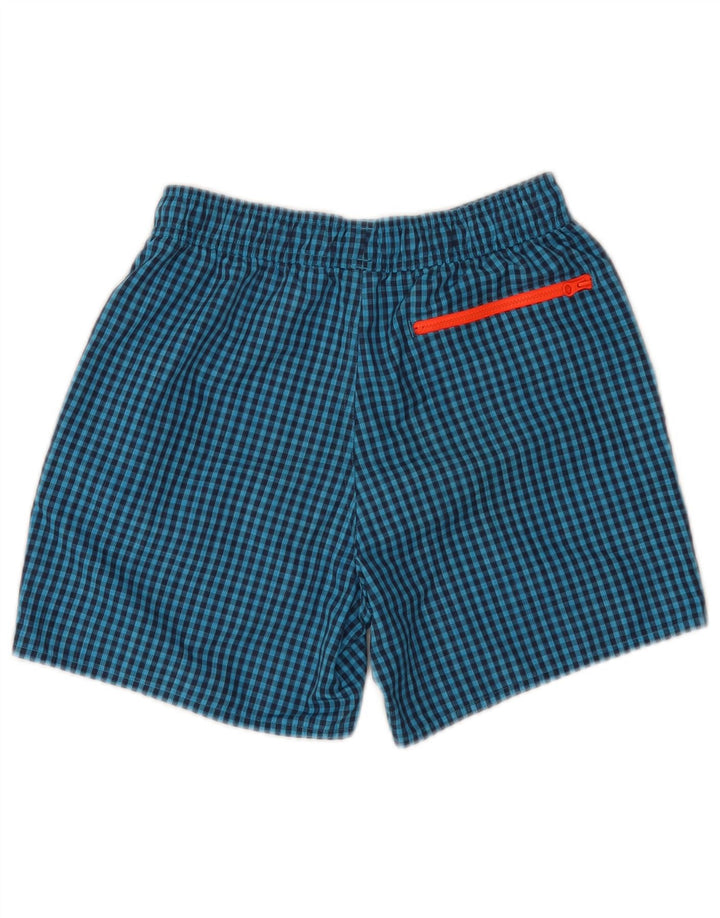 ADIDAS Badeshorts til mænd XS Blå Gingham Polyester