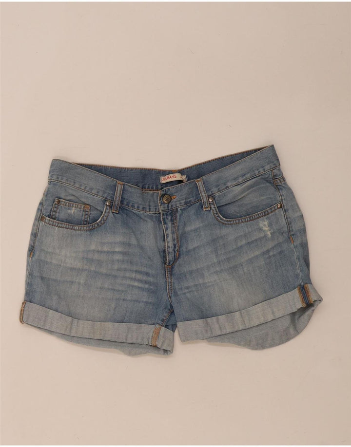 Liu Jo Dame Denim Hot Pants W30 Medium Blue Bomuld