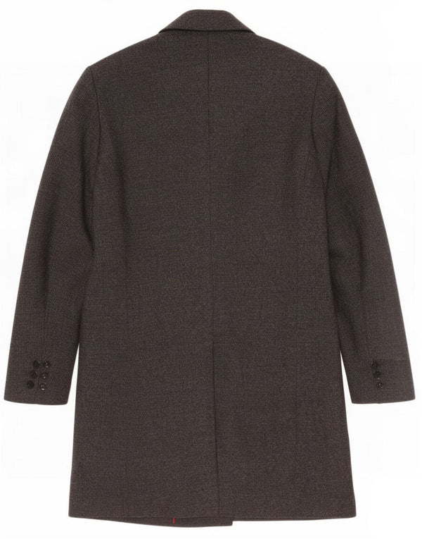 Marks & Spencer Herre Overfrakke UK 38 Medium Grey Polyester