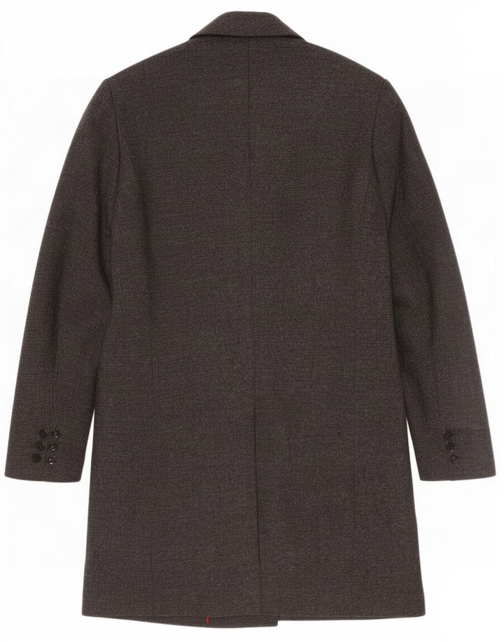 Marks & Spencer Herre Overfrakke UK 38 Medium Grey Polyester