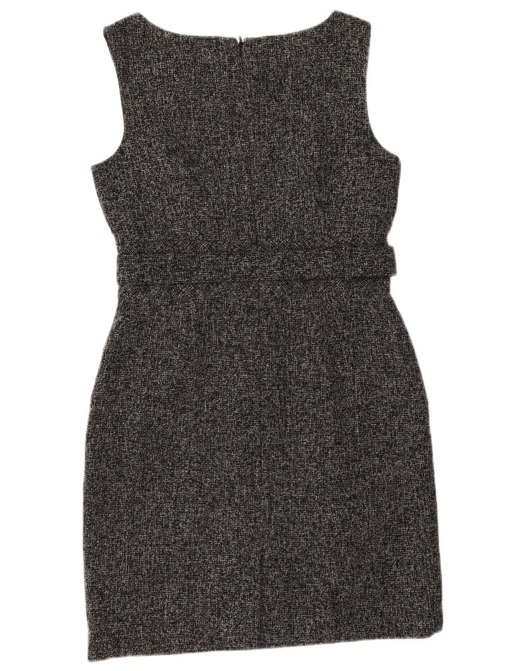 Banana Republic Womens Petite Sheath Dress US 8 Medium Grey Flecked